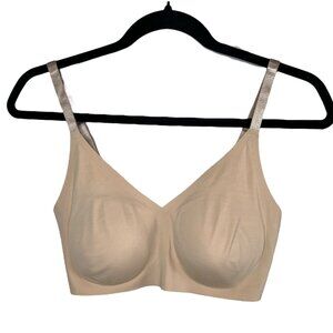 Calvin Klein Womens Medium Invisibles Lightly Lined Triangle Bra Nude wirefree
